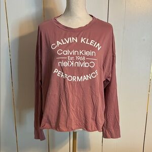 Calvin Klein Mauve Long Sleeve Shirt